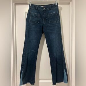 Anine Bing Dark Blue Flare Jeans